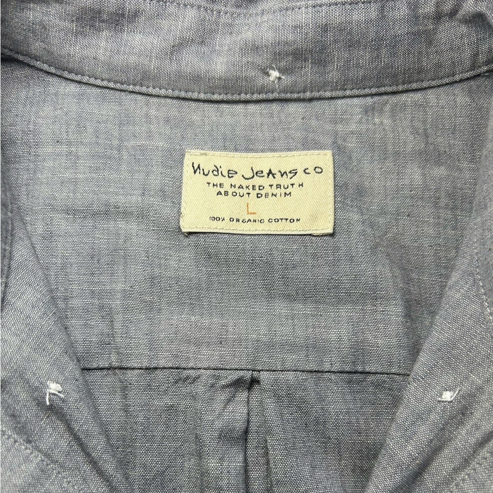 Nudie Jeans Co - Grey Long Sleeve Button Down